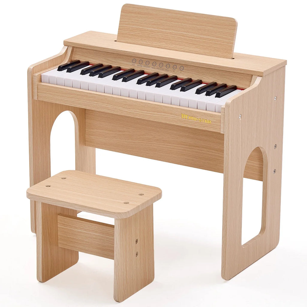 Wood Play Music Instrument With Bench For Kids
