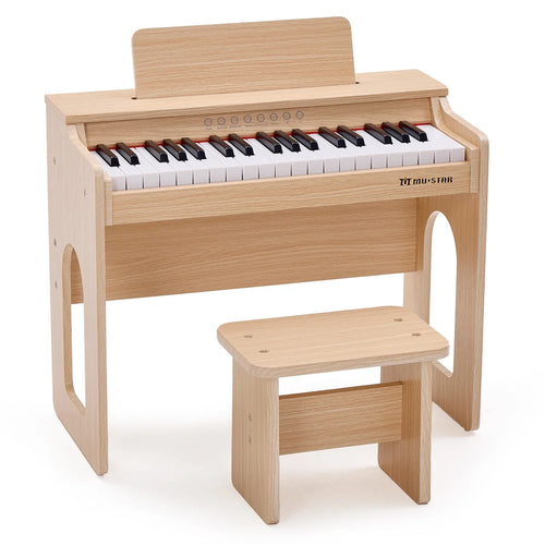 Wood Play Music Instrument With Bench For Kids